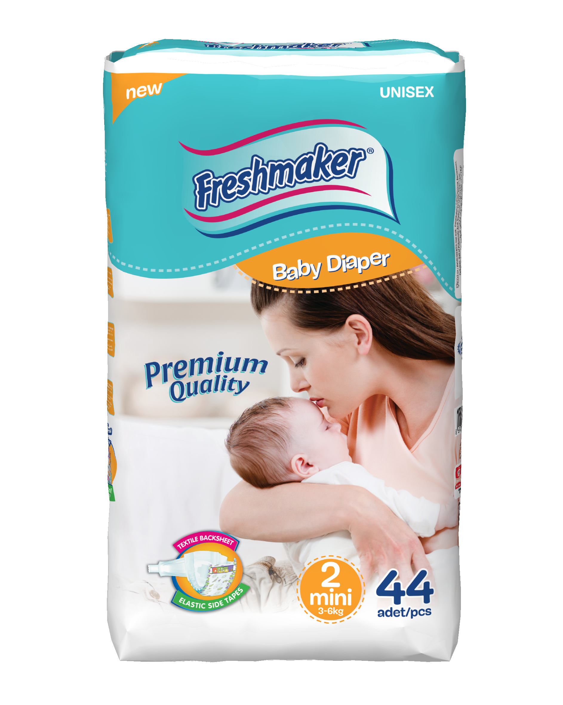 Freshmaker Mini Bebek Bezi 44 adet Ürünler